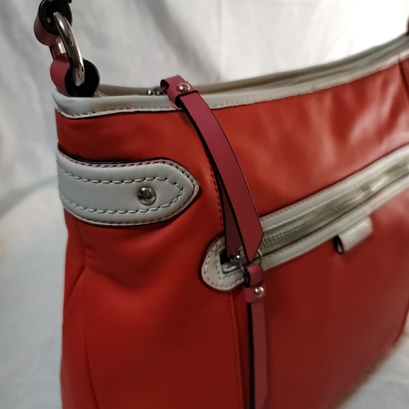 Coach Smooth Leather color block Shoulder Bag - Picture 5 of 11